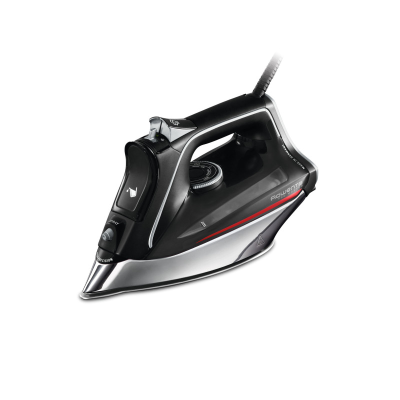 Rowenta DW8210 Droog- & stoomstrijkijzer Microsteam 400 HD Laser-zoolplaat 2800 W Zwart, Rood