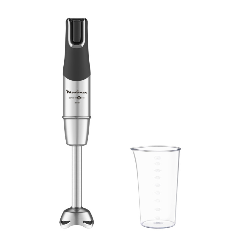 Moulinex DD95HD 0,8 L Mélangeur par immersion 1200 W Noir, Acier inoxydable