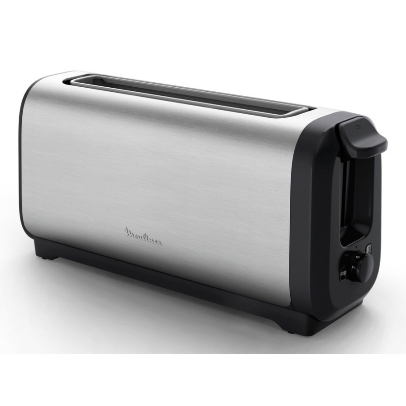 Moulinex LS5S0DE0 broodrooster 7 2 snede(n) 1430 W Zwart, Roestvrijstaal