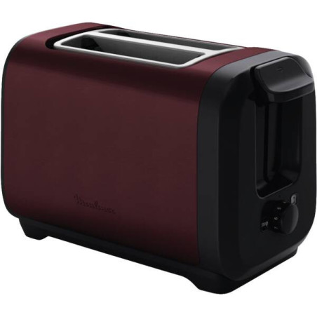 Moulinex LT5S05E0 grille-pain 7 2 part(s) 1300 W Noir, Rouge