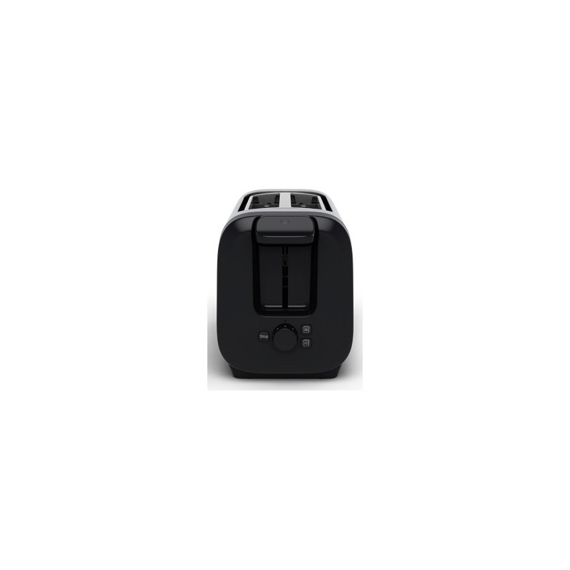 Moulinex LT5S0DE0 grille-pain 7 2 part(s) 1200 W Noir, Acier inoxydable