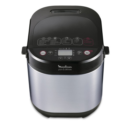 Moulinex OW240E machine à pain 720 W Noir, Acier inoxydable