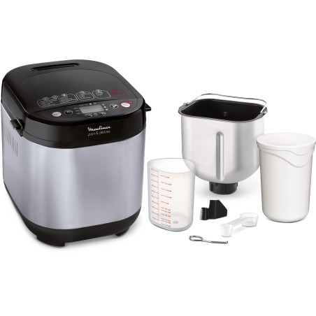 Moulinex OW240E machine à pain 720 W Noir, Acier inoxydable