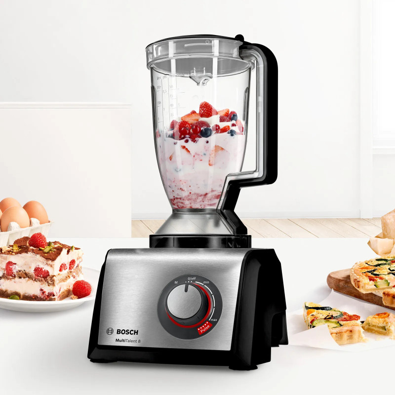 Bosch MC812M865 keukenmachine 1250 W 3,9 l Zwart, Roestvrijstaal