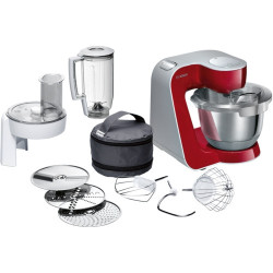 Bosch MUM58720 keukenmachine 1000 W 3,9 l Grijs, Rood, Roestvrijstaal