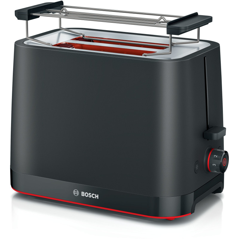 Bosch TAT3M123 broodrooster 2 snede(n) 950 W Zwart