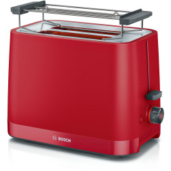Bosch TAT3M124 broodrooster 2 snede(n) 950 W Rood