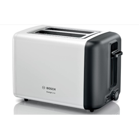 Bosch TAT3P421 broodrooster 2 snede(n) 970 W Zwart, Wit
