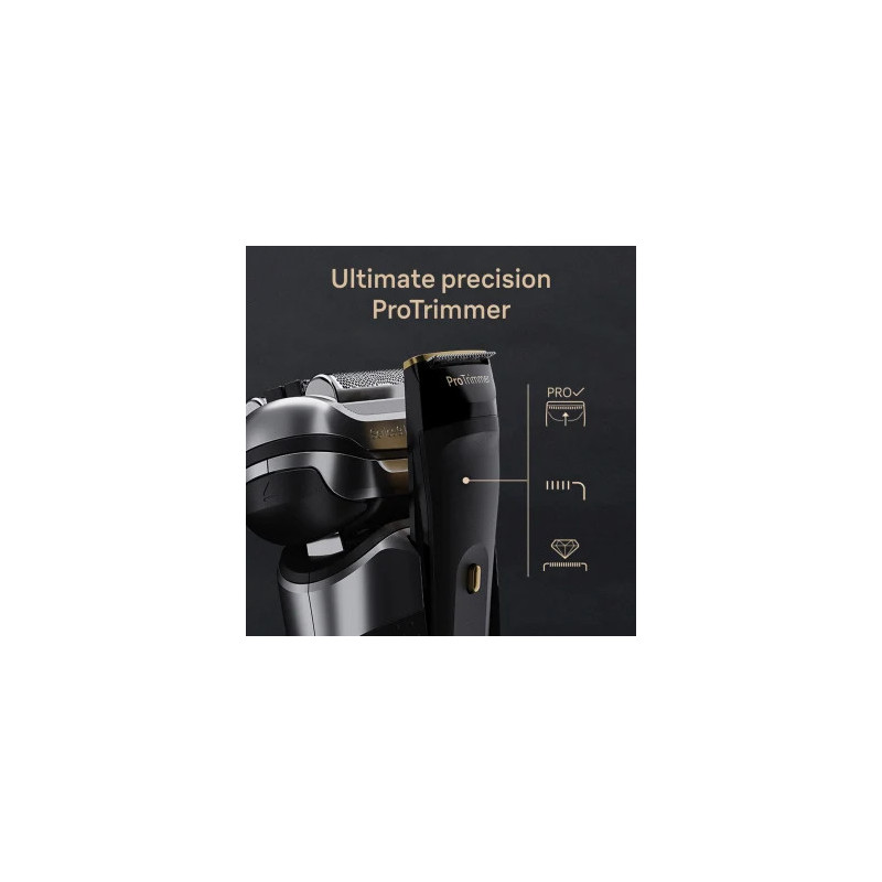 Braun Series 9 Pro+ 9565cc Wet & Dry Scheerapparaat met scheerblad Trimmer Metallic