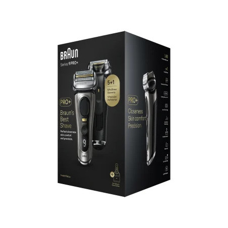 Braun Series 9 Pro+ 9565cc Wet & Dry Rasoir à grille Tondeuse Métallique