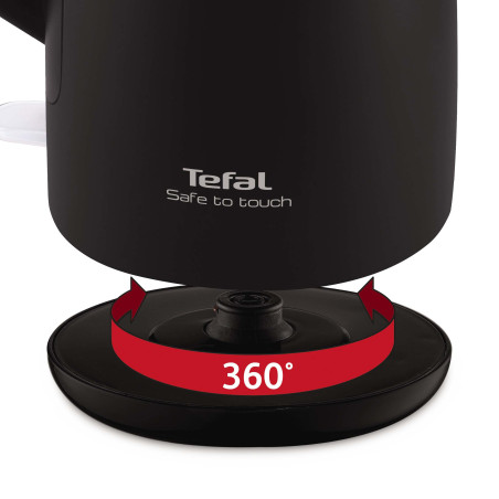 Tefal Waterkoker Safe to Touch Soft black KO3718