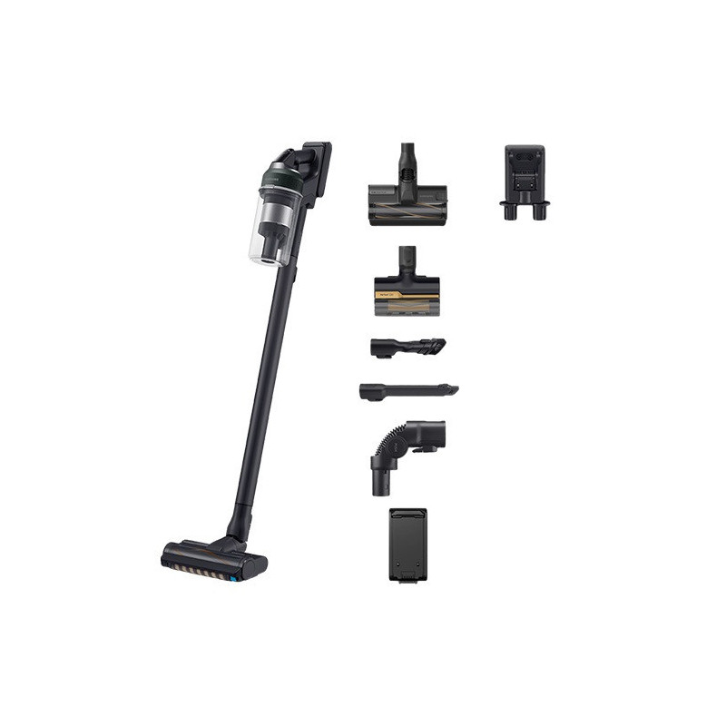 Samsung VS20C8522TN Aspirateur-balai 2 en 1 Batterie Sec Sans sac 580 W Noir, Vert