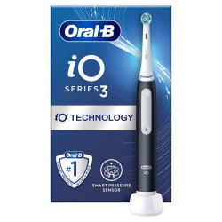 Oral-B iO 3 Matte Adulte Brosse à dents vibrante Noir, Blanc 2