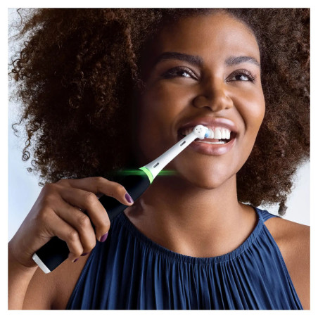 Oral-B iO 3 Matte Adulte Brosse à dents vibrante Noir, Blanc