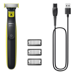 Philips Norelco OneBlade QP2724/10 scheerapparaat Scheerapparaat met scheerblad Trimmer Grijs, Limoen