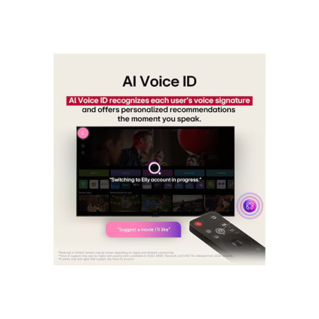 LG 43QNED70A6A all voice ID