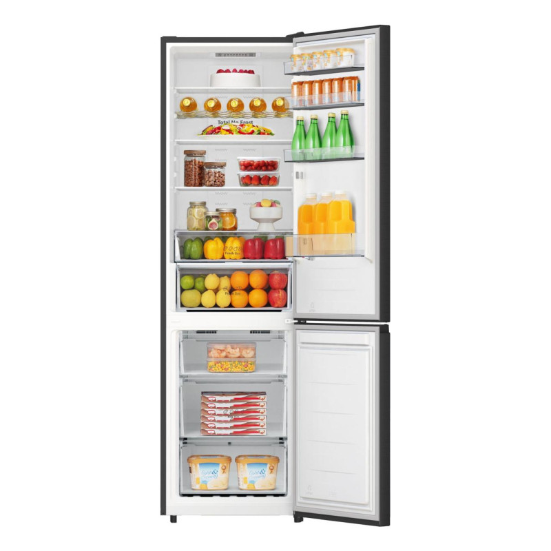 Hisense RB440N4AFC koel-vriescombinatie Vrijstaand 336 l Zwart