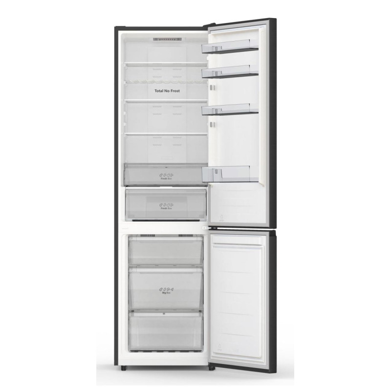 Hisense RB440N4AFC réfrigérateur-congélateur Pose libre 336 L Noir