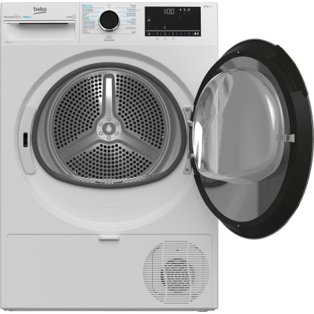 Beko B5T68247C0 wasdroger Vrijstaand Voorbelading 8 kg Wit