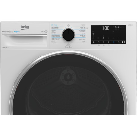 Beko B5T68247C0 wasdroger Vrijstaand Voorbelading 8 kg Wit
