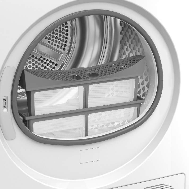Beko B5T68247C0 wasdroger Vrijstaand Voorbelading 8 kg Wit