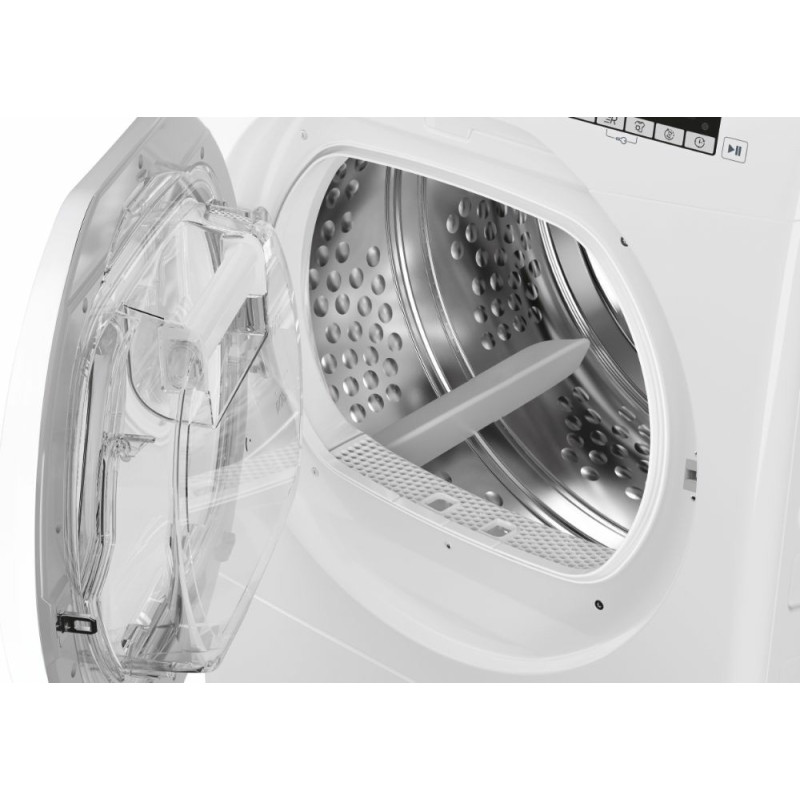 Hoover HLE H8A2DE-S sèche-linge Pose libre Charge avant 8 kg Blanc