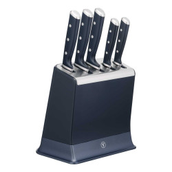 Tefal EverSharp K297S644 5-delige messenset en messenblok met geïntegreerde slijper