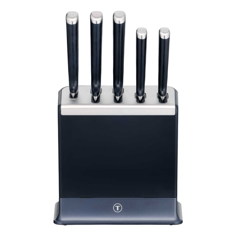 Tefal EverSharp K297S644 5-delige messenset en messenblok met geïntegreerde slijper