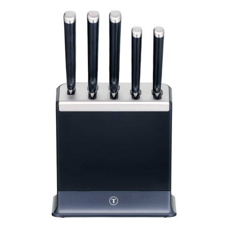 Tefal EverSharp K297S644 5-delige messenset en messenblok met geïntegreerde slijper