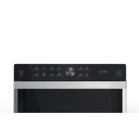 Whirlpool MWSC 833 SX Zwart, Roestvrijstaal Combinatiemagnetron Aanrecht 33 l 900 W
