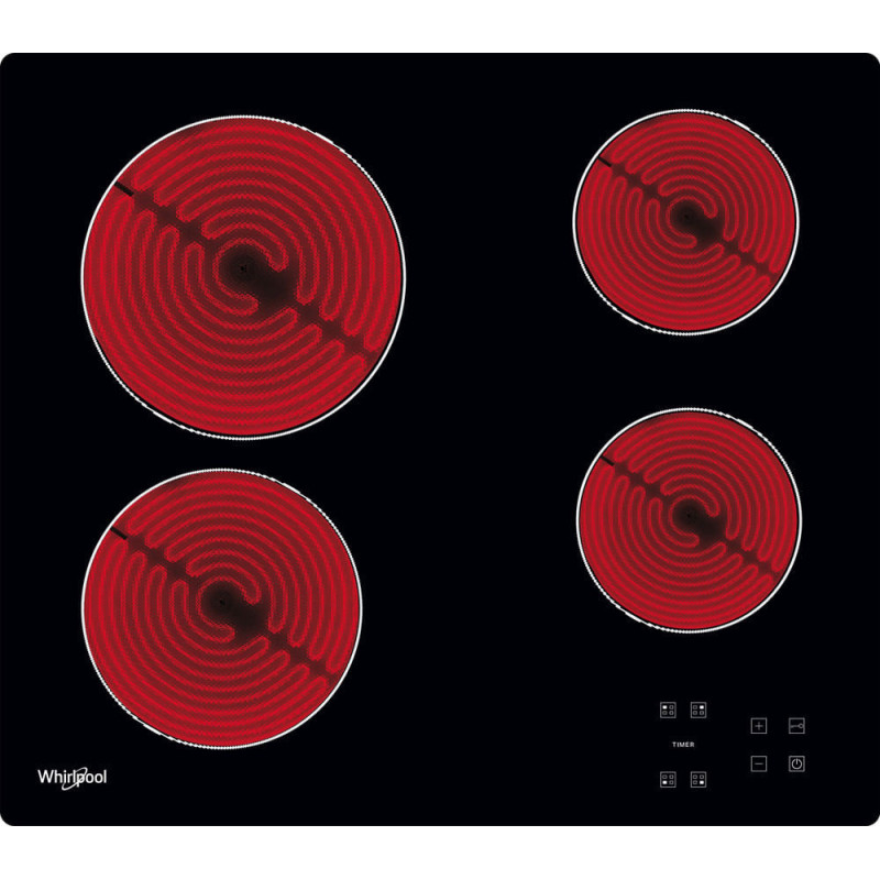 Whirlpool AKT 8090/NE Noir Intégré 60 cm Céramique 4 zone(s)