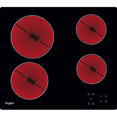 Whirlpool AKT 8090/NE Noir Intégré 60 cm Céramique 4 zone(s)