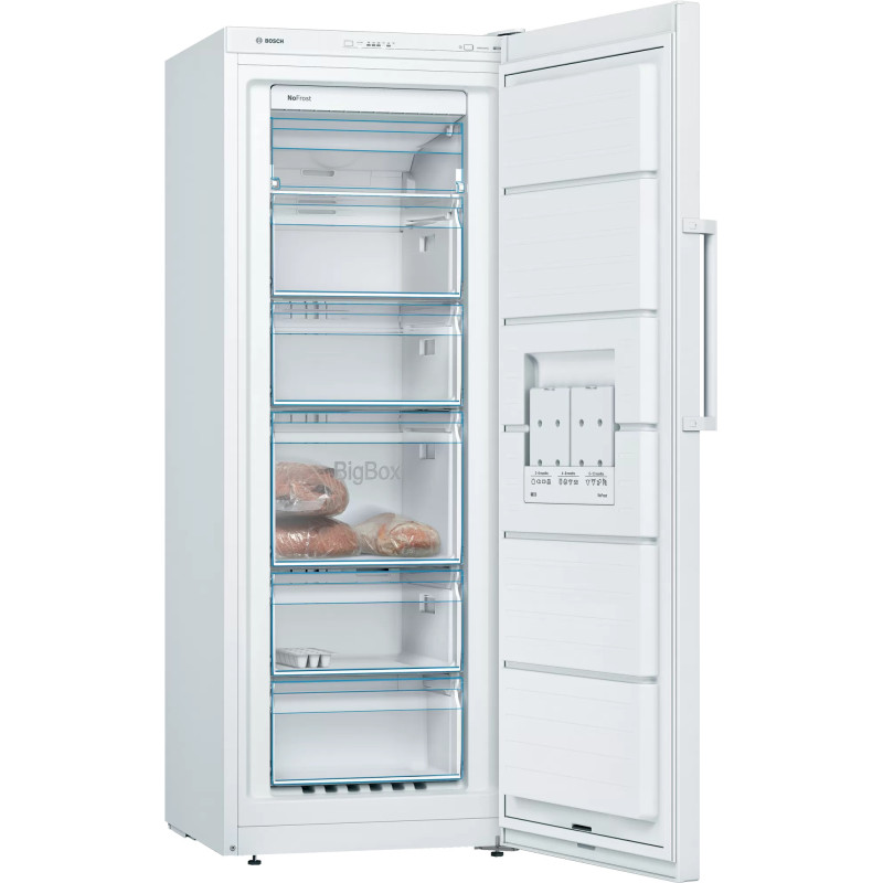 Bosch Serie 4 GSN29VWEV congélateur Congélateur vertical Pose libre 200 L Blanc