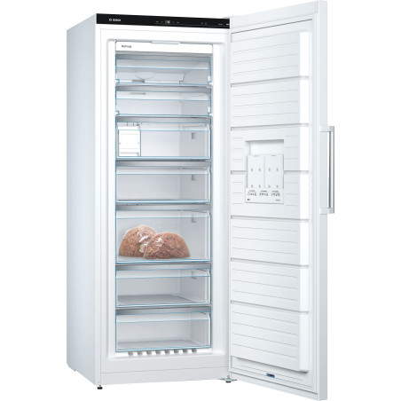 Bosch Serie 6 GSN54AWCV congélateur Congélateur vertical Pose libre 328 L Blanc