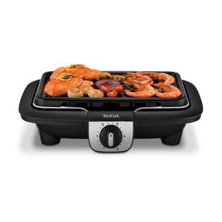Tefal EasyGrill BG930812 buitenbarbecue & grill Tafelblad Electrisch Zwart, Grijs 2100 W
