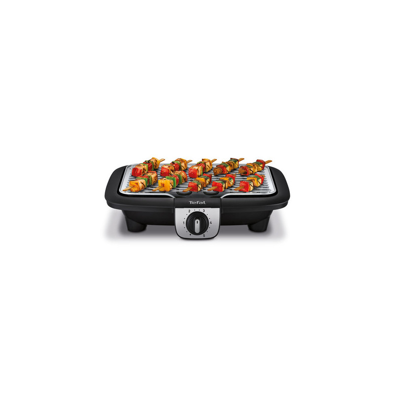 Tefal EasyGrill BG930812 barbecue et grill Dessus de table Electrique Noir, Gris 2100 W