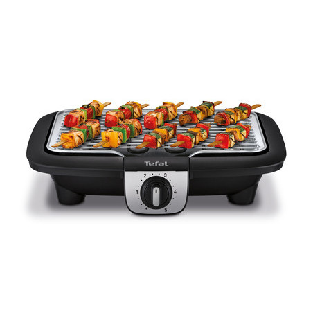 Tefal EasyGrill BG930812 buitenbarbecue & grill Tafelblad Electrisch Zwart, Grijs 2100 W