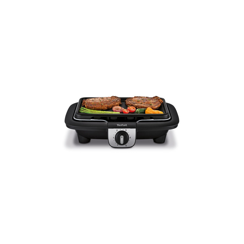 Tefal EasyGrill BG930812 barbecue et grill Dessus de table Electrique Noir, Gris 2100 W