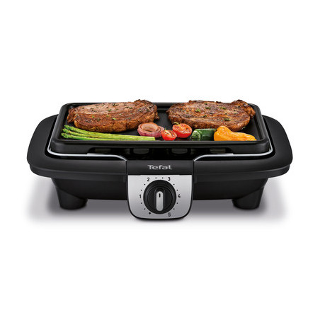 Tefal EasyGrill BG930812 buitenbarbecue & grill Tafelblad Electrisch Zwart, Grijs 2100 W