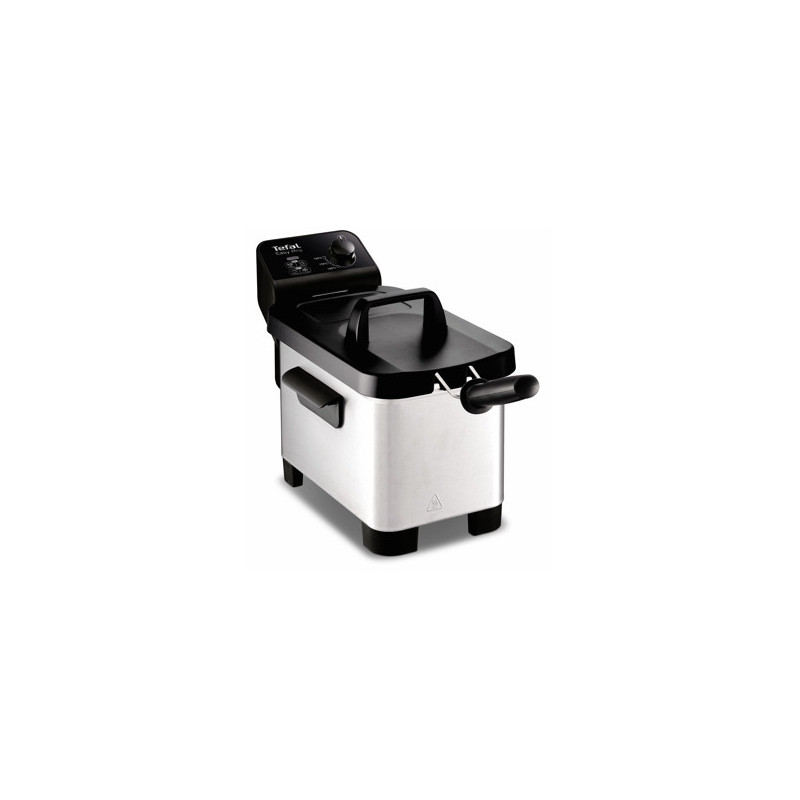 Tefal Easy Pro FR331 Enkel Vrijstaand Frituurpan Zwart, Roestvrijstaal