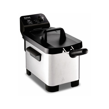 Tefal Easy Pro FR331 Unique Autonome Friteuse Noir, Acier inoxydable
