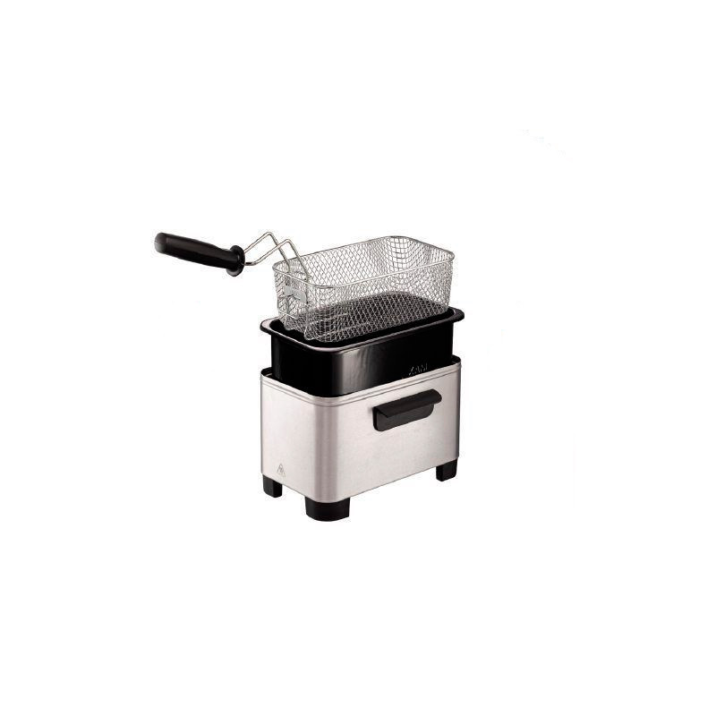 Tefal Easy Pro FR331 Unique Autonome Friteuse Noir, Acier inoxydable