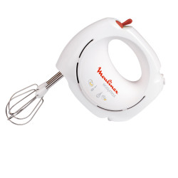 Moulinex ABM11A Batteur à main 200 W Blanc, Rouge 2