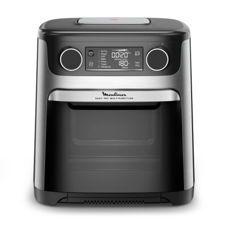 Moulinex Easy Fry Multifunction AL556DF0 friteuse Unique 15 L Autonome Friteuse d’air chaud Noir, Acier inoxydable
