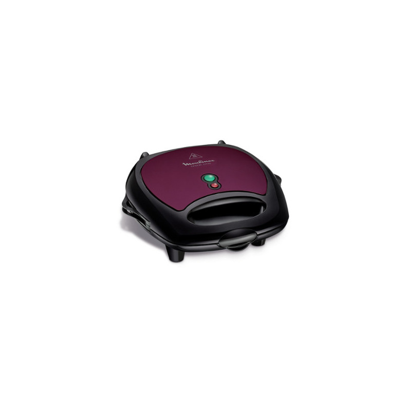 Moulinex SJ615612 moule à gauffres 2 gauffre(s) 700 W Noir, Violet