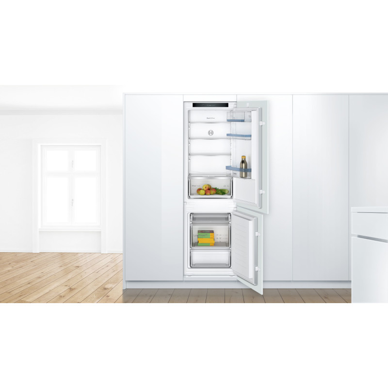 Bosch Serie 4 KIV86VSE0 réfrigérateur-congélateur Intégré 267 L Blanc