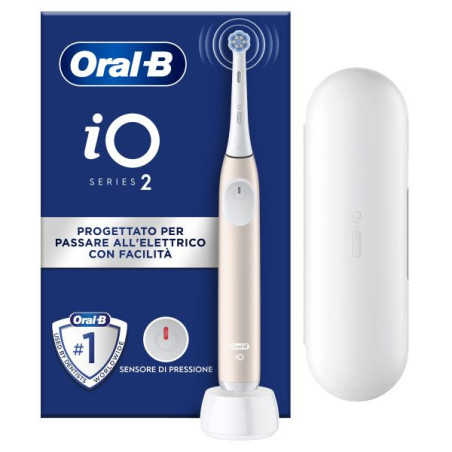 Oral-B iO2 Adulte Brosse à dents vibrante Rose, Blanc