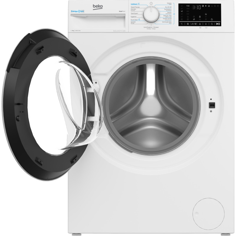 Beko b300 B3WM4841W2 wasmachine Voorlader 8 kg 1400 RPM Wit