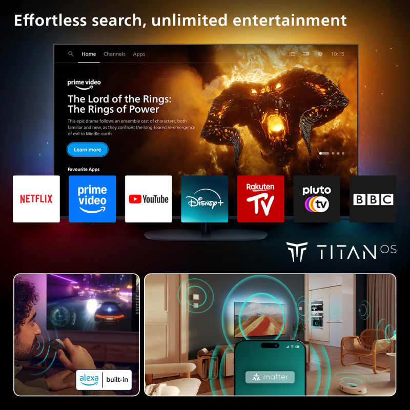 Philips 55PUS8500/12 TV 139,7 cm (55") 4K Ultra HD Smart TV Wifi Noir