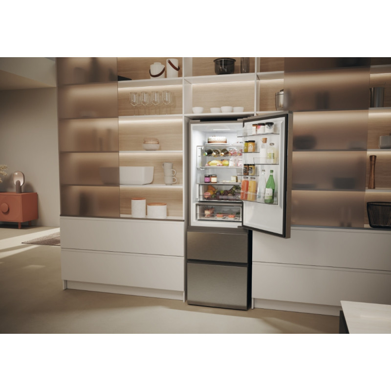 Haier 3D 60 Serie 5 HTW 5618CNMG Vrijstaand 360 l Zilver